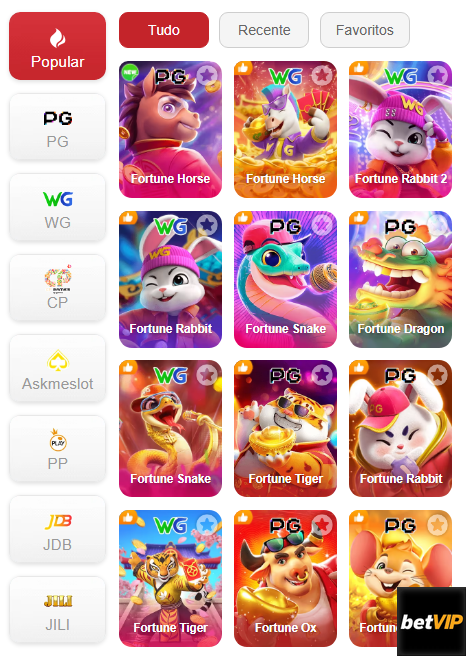 Experiência de Jogos betvip.com